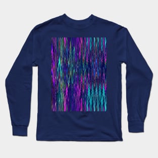 Cosmic Vibrations Abstract Art Long Sleeve T-Shirt